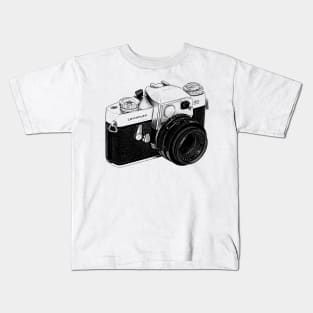 Vintage Camera SLR Kids T-Shirt